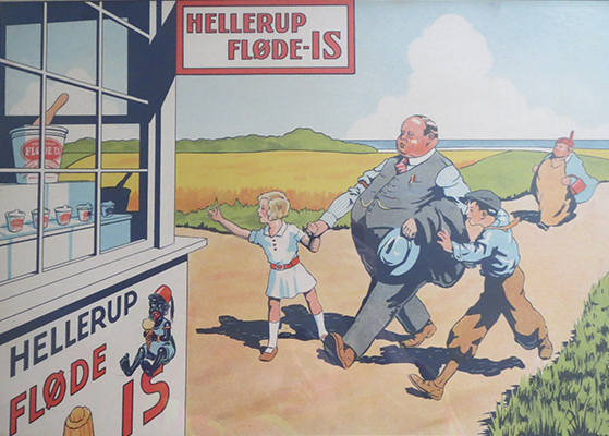 FET_Liebhaverboligen_Hellerup_HellerupIs_Historie_Is plakat