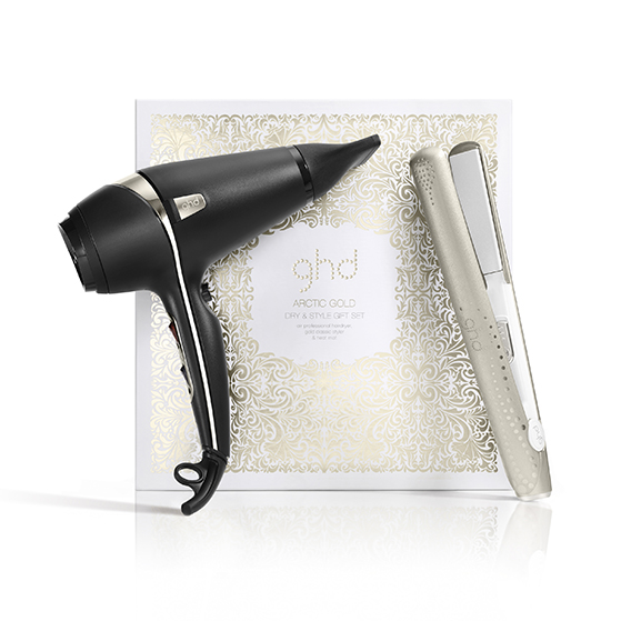 FET_Gaveideer_ghd_Christmas_Arctic_Gold_Air_and_V_Gold_Classic_Styler_Deluxe_Gift_Set_Box_DKK2199