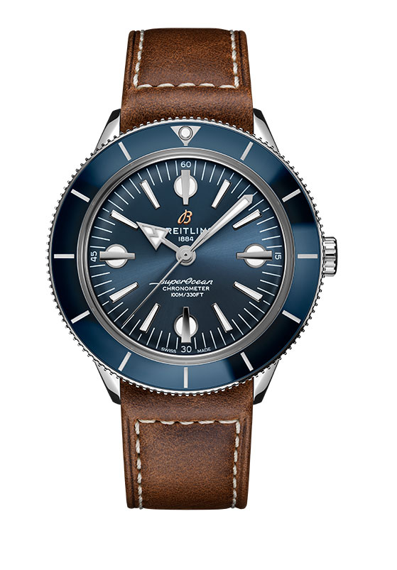 FET_Dykkerure_4-06_superocean-heritage-57-with-a-blue-dial-and-a-brown-vintage-inspired-leather-strap_ref-a10370161c1x1